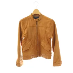 マカフィー MACPHEE トゥモローランド レザージャケット ジップアップ 38 キャメル /DO ■ECD001