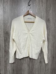 Afternoon Tea WARDROBE アフタヌーンティー シンプル カーディガン sizeＭＲ/白 ◇■ レディース