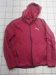 ◇ Θ プーマ PUMA 594832-09 フーデッドジャケット XLサイズ メンズ レッド系 E  【1603020016205】