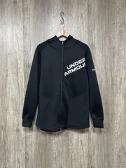 UNDER ARMOUR アンダーアーマー UAアーマーニット ハイブリッド フルジップ ジャケット sizeXL/黒 ■■ メンズのサムネイル