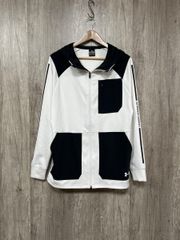 UNDER ARMOUR アンダーアーマー UAアーマーニット フルジップ ジャケット sizeXL/白ｘ黒 ■■ メンズ