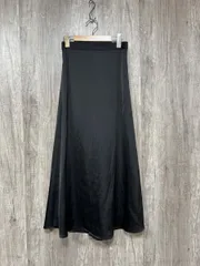 Neuna ヌナ ロング フレア スカート sizeS/黒 ■■ レディース