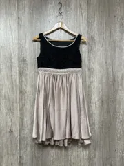 Daryl Diamond ドッキング ノースリーブ 結婚式二次会 ドレス ワンピース size9号/黒ｘピンク ■■ レディース