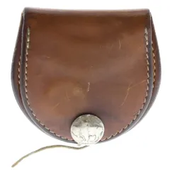 goro's (ゴローズ) サドルレザー 丸型小銭入れ コインケース 財布 焦げ茶