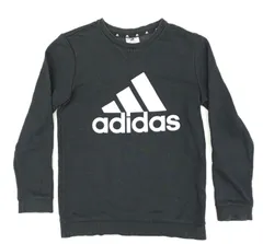 【adidas】　スポーツウエア　トレーナー　長袖　ブラック　黒　アディダス　キッズウエア　150