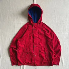 希少　archive　POLO RALPH LAUREN　ポロラルフローレン　マウンテンパーカー　シェルジャケット　ワンポイントポニーロゴ刺繍　ラグラン　忍者型フード　フラップポケット　袖口マジックテープ　エルボーパッチ　レッド　赤　アウトドア　テック　Y2K