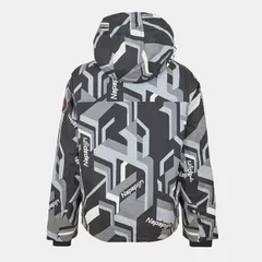 ナパピリ メンズ アウター ジャケット・ブルゾン ジャケット Napapijri Napa Rainforest Next Jacket Mens Black AOP ブラックのサムネイル