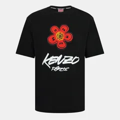 ケンゾー メンズ トップス Tシャツ KENZO KNZO Futura Tee Sn54 Black 99J ブラック