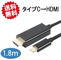 USB Type-C HDMI 変換ケーブル 1.8m 4K対応 Android スマホ PC テレビ 接続 ミラーリング モニター出力 在庫処分
