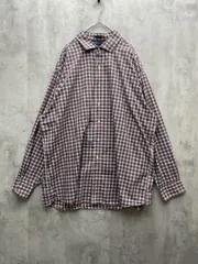 TOMMY HILFIGER トミーヒルフィガー レギュラーフィット チェック シャツ size18,34-35/白ｘ赤ｘ緑 ■◇メンズ