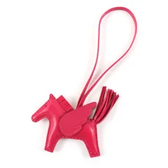 未使用品☆HERMES エルメス 2025年製 ロデオチャーム ペガサスPM アニョーミロ スイフト フランボワーズ バッグチャーム K刻印 箱付き フランス製 レディース