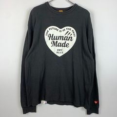 HUMAN MADE 25SS 日本製 古着 ハート ロゴ グラフィック ロンT - メルカリ