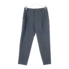 STUDIOUS (ステュディオス) ポリエステル スラックス パンツ グレー 100340005