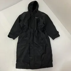◆ NIKE ナイキ その他アウター 90s ヴィンテージ 白タグ 裏ボア ベンチコート ロング丈 ブラック Lサイズ メンズ 古着