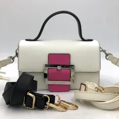 SALON DE ALFURD サロンドアルファード ショルダーバッグ 白 ピンクのサムネイル