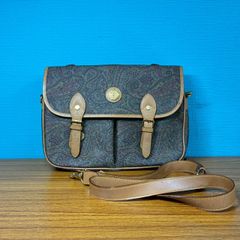 WB119 PIERRE BALMAIN ピエールバルマン ハンドバッグ ショルダーストラップ付 ペイズリー柄 ブラウン系 レディース 鞄