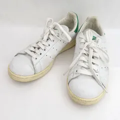 adidas / アディダス ◆スニーカー/スタンスミス/ホワイト×グリーン/23.5ｃｍ S75074 【レディース/ガールズ/LADY/女性/婦人】【靴/クツ/シューズ/SHOES】 レディースファッション【中古】 
