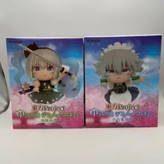 東方Project　2点セット　ゆっくり風　デフォルメフィギュア　魂魄妖夢　十六夜咲夜　プライズ　フィギュア　コナミ　（ME27-3842）