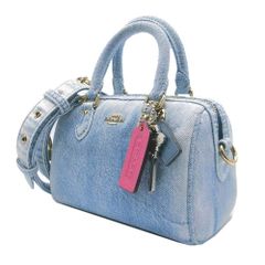 COACH 2way デニム ハンドバッグ ショルダーバッグ - メルカリ