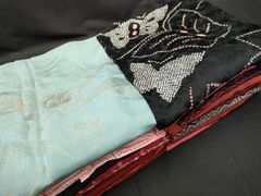 平和屋着物○本場大島紬 龍郷絣 鈴乃屋扱い 正絹 逸品 CABB0188gh