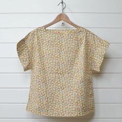 minä perhonen 半袖トップス 水色刺繍 - メルカリ