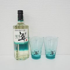 [NI] 翠　すい　SUI　ジン　ジャパニーズ クラフトジン　スピリッツ　700ml　サントリー　SUNTORY　グラス　タンブラー型　ノベルティ　非売品　3点まとめて