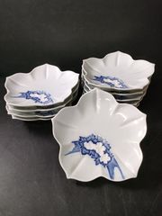 未使用 染付扇型小皿 2種 波佐見焼 高山窯 29枚 - メルカリ