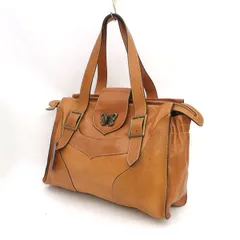 ANNA SUI / アナスイ ■セミショルダーバッグ　レザー　ブラウン　 【バッグ/バック/BAG/鞄/カバン】 ブランド【中古】 