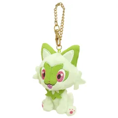 三英貿易(Sanei Boeki) ポケットモンスター ALL STAR COLLECTION ニャオハ マスコット W9×D10×H11.5cm ぬいぐるみマスコット ポケモン PM38 [ニャオハ]