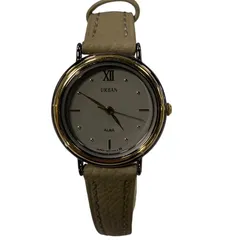 ♪4020 SEIKOセイコー ALBAアルバ URBANアーバン 腕時計 V801-0220 クオーツ ゴールド ステンレス 時計 現状品 中古 動作品