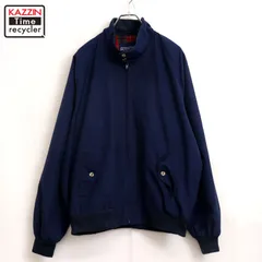 90s vintage LANDS' END 裏地チェック スイングトップ メンズ 表記Lサイズのサムネイル