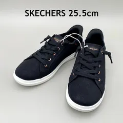 スケッチャーズ ウィメンズ ボブス D ヴァイン ブラック 25.5cm SKECHERS 軽量 スニーカー