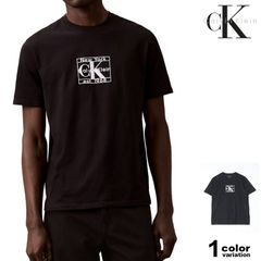 カルバンクライン VネックTシャツ S/M CKロゴ USA製 ヴィンテージ 