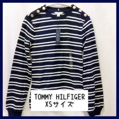 TOMMY HILFIGER 長袖　XSサイズ　新品未使用　ネイビー