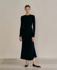 SIEシエ イッリカッフェ シャーリング スカート