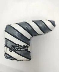 【229333】SCOTTY CAMERON スコッティキャメロン  タイトリスト　コラボ　パターカバー　カーボンデザイン　ロゴ　ゴルフ用品 ホワイト/グレー/ブラック