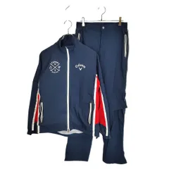 Callaway キャロウェイ ゴルフ SET UP レインウェア ジャケット/パンツ 241-7988501 M ネイビー メンズ