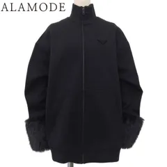 PRADA(プラダ) ジップアップ ファースウェット 2024年 M コットン ナイロン ブラック黒 レディース 40806000264【中古】【アラモード】のサムネイル