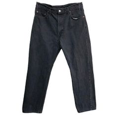 90s USA製 levi's 505 black denim サルファー - メルカリ