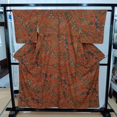別誂トールサイズ小紋正絹袷しつけ付き未使用創作品 - メルカリ