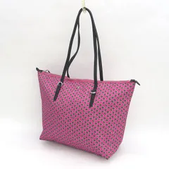 RALPH LAUREN / ラルフローレン ■セミショルダー　ハンドバッグ　ナイロンキャンバス　ピンク 【バッグ/バック/BAG/鞄/カバン】 ブランド【中古】 