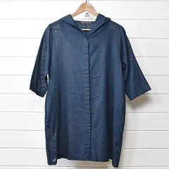 ミズイロインド フード ロング シャツ mizuiro ind｜21i1701*A