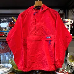MP213) 90s-00s Patagonia パタゴニア キッズ バギーズジャケット アノラックパーカー 12サイズ ボーイズLサイズ相当？ USA製 アメリカ製 古着 現状品