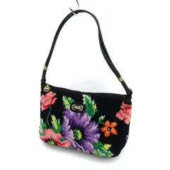 FEILER / フェイラー ■ハンドバッグ　ウール　ブラック　ポーチ 【バッグ/バック/BAG/鞄/カバン】 ブランド【中古】 