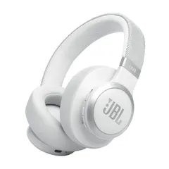 JBL LIVE 770 NC スタイル/デザイン/ハイブリッドノイズキャンセリング/Bluetooth対応/マルチポイント/オーバーイヤーヘッドホン/ホワイト/JBLLIVE770NCWHT [ホワイト] [小] [モダン]
