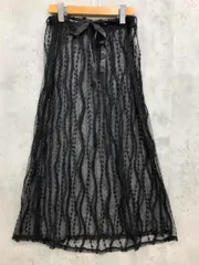 SEN TOKYO セントーキョー レイヤード チュール スカート 黒 ■◇ レディース