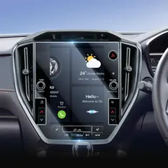 Lamicall スバル アウトバック専用 ナビ保護ガラスフィルム 11.6インチ 1:1高精度カット 高透過率 9H強化ガラス フィルム 傷防止 高感度タッチ 撥水撥油 液晶保護フィルム 耐衝撃 反射防止 画面保護シート 自己吸着 貼付け簡単 スクリーン 0