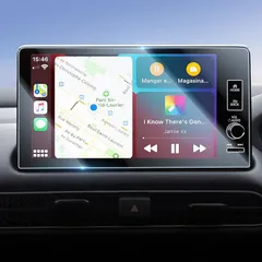 Lamicall ホンダ ZR-V専用 ナビ保護ガラスフィルム 9インチ 1:1高精度カット 高透過率 9H強化ガラス フィルム 傷防止 高感度タッチ 撥水撥油 液晶保護フィルム 耐衝撃 反射防止 画面保護シート 自己吸着 貼付け簡単 スクリーン プロテク 0