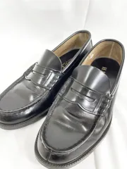 HARUTA ハルタ コイン ローファー シューズ size25.0 3E /黒  ■■レディース