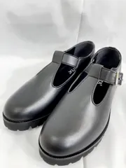 HARUTA ハルタ Tストラップ ローファー シューズ size23.0 2E/黒  ■■レディース